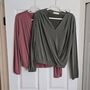 Lucky Brand Dusty Rose Top